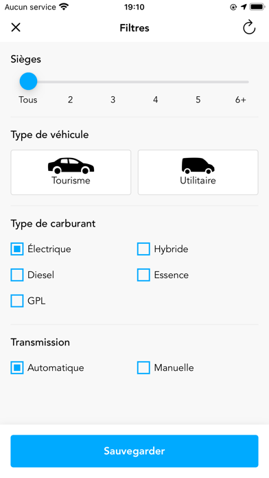 ENGIE Carsharing Screenshot