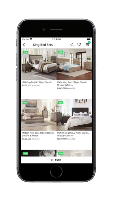 THEMES Furniture & Homestore Screenshot