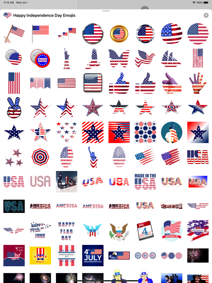 Happy Independence Day Emojis