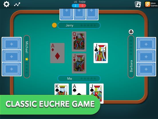 Screenshot #4 pour Euchre Classic Card Game