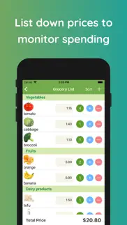 glist - grocery list iphone screenshot 3