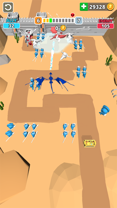 Tiny Battle - Merge Troops! screenshot 2