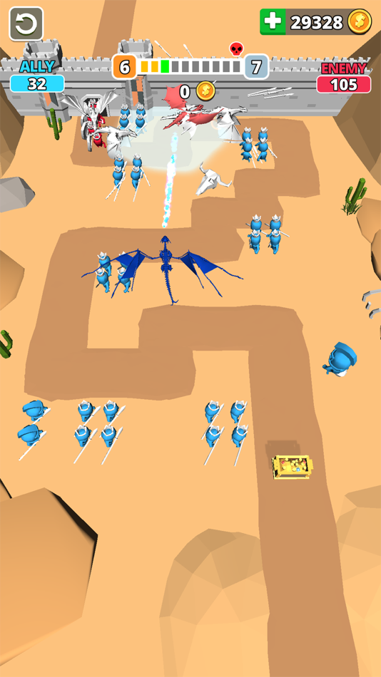 #2. Tiny Battle - Merge Troops! (iOS) Podle: IEC GAMES AUSTRALIA PTY LTD