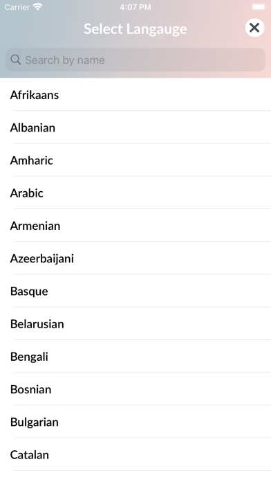 All Language Translator App Screenshot