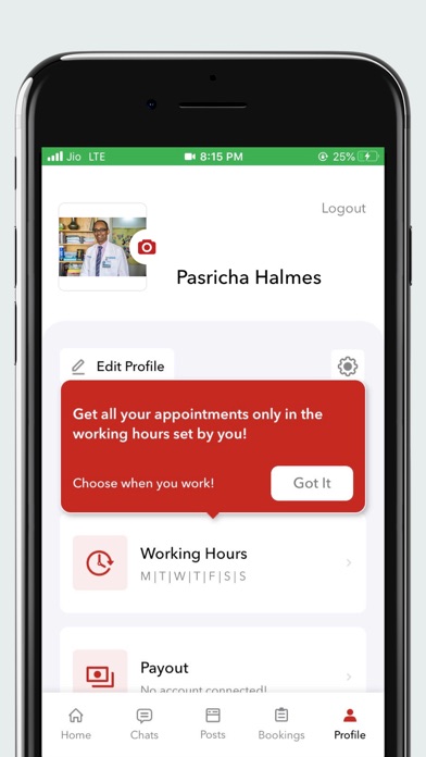 PINGPROFY COACH Screenshot