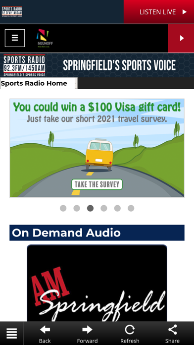 How to cancel & delete Springfield’s Sportsradio 1450 from iphone & ipad 1