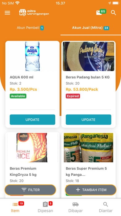 Screenshot #1 pour Mitra Warung Pangan