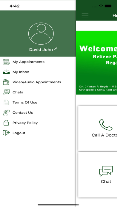 Hegde Orthopedics Screenshot