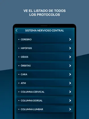 Captura 2 MRI - Protocolos de Resonancia iphone