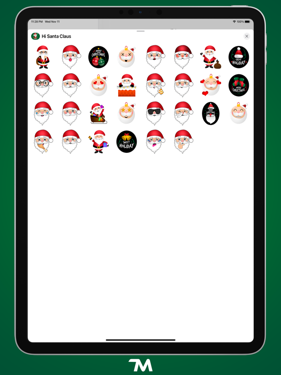 Screenshot #5 pour Salut le Père Noël Stickers