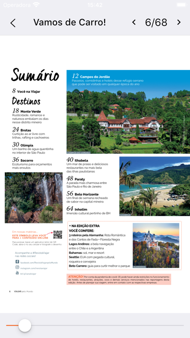 Revista Viajar Pelo Mundo Screenshot