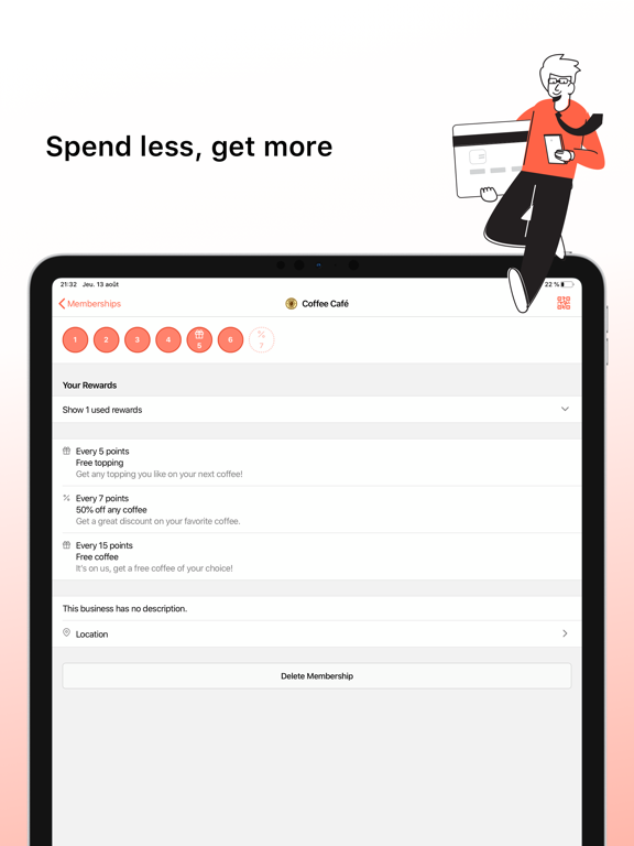 Screenshot #6 pour Plus One - Loyalty cards
