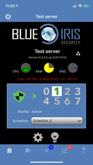 blue iris iphone screenshot 1