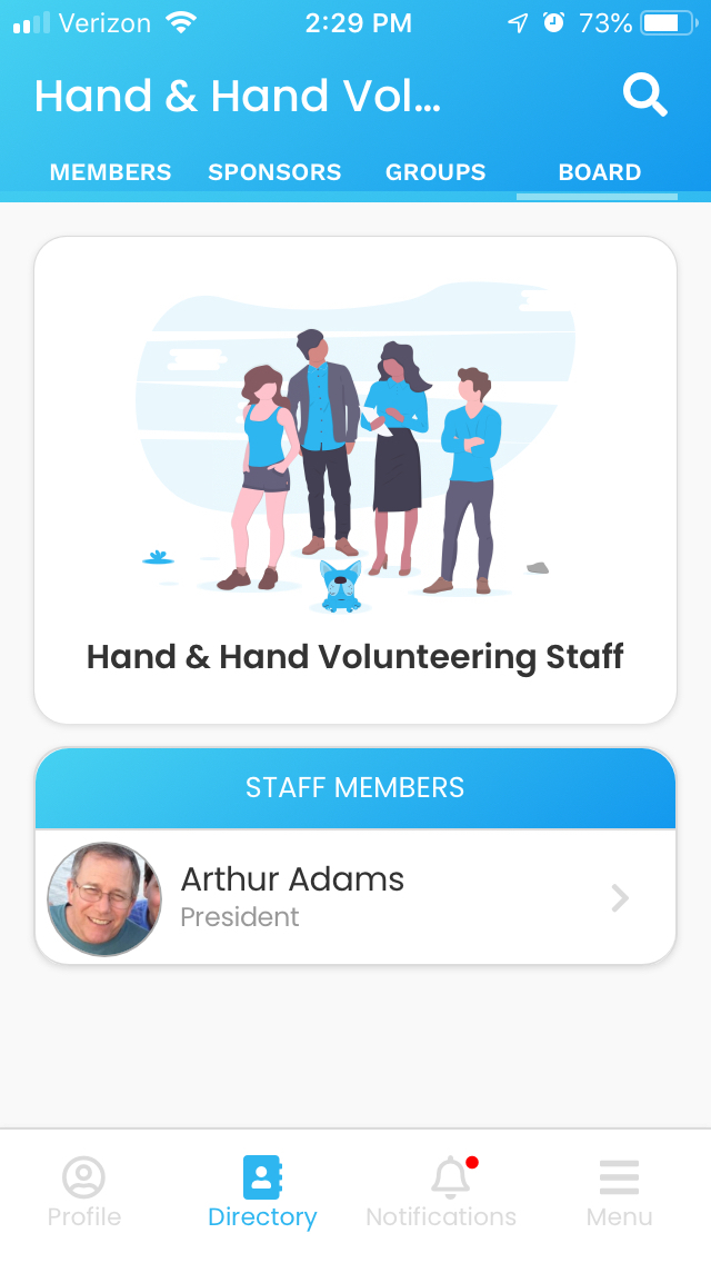 Online Member Directory