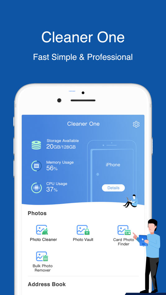 #1. Cleaner One - Clean Storage (iOS) 由: Trend Micro, Incorporated