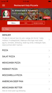 restaurant italy pizzaria iphone screenshot 1