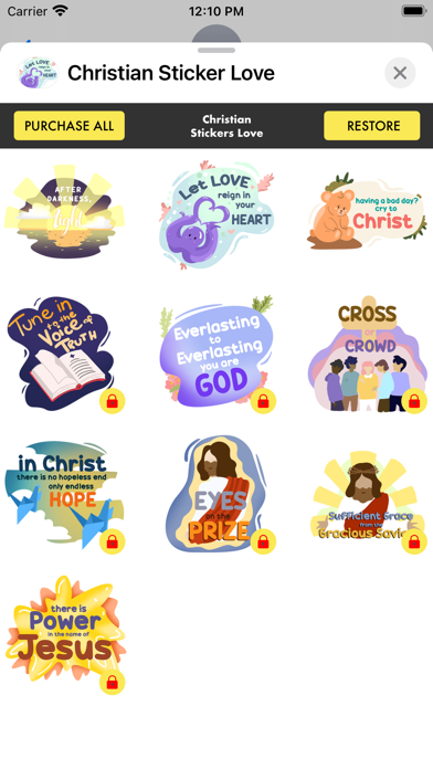 Christian Sticker - Love Screenshot