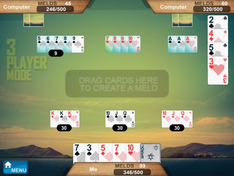 Rummy 500 card offline gameのおすすめ画像3