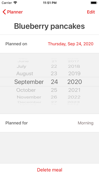Simple Meal Planning Screenshot 2 - AppWisp.com Simple Meal Planning Screenshot 2 - AppWisp.com