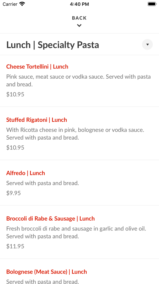 #3. Joey D's Pizza (iOS) 由: ChowNow