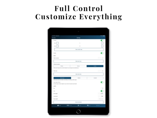 Dr. Muscle AI Personal Trainer iPad screenshot 9 - Health & Fitness app