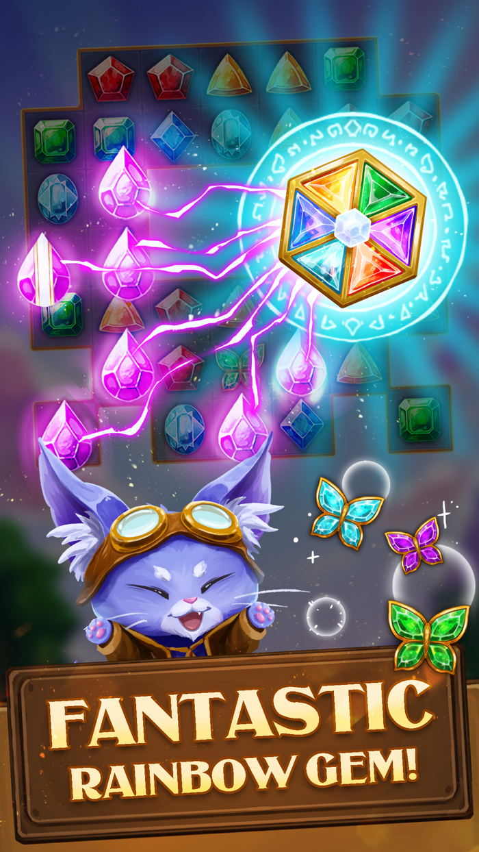 Fantasy Gems  Match 3 Puzzle