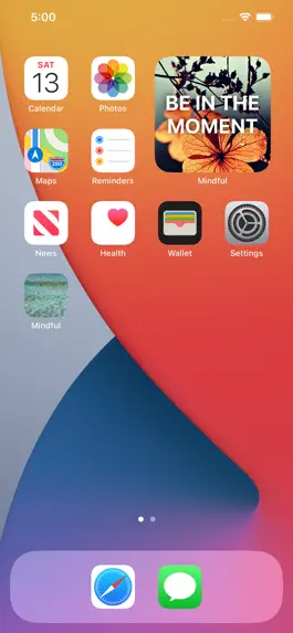 Game screenshot Mindful Widget apk