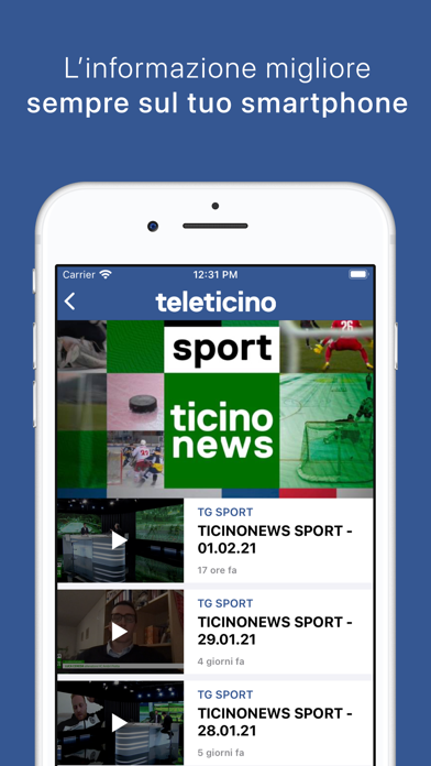 TeleTicino Screenshot