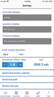 marine barometer iphone screenshot 3