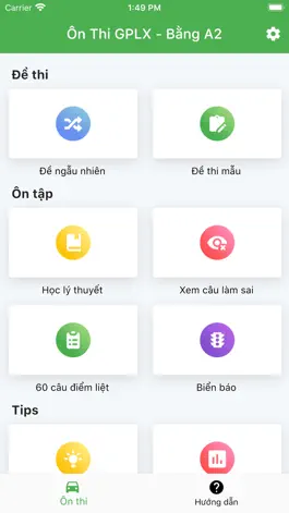 Game screenshot Ôn Tập Thi GPLX mod apk
