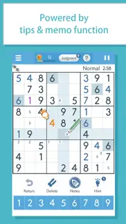 sudoku -popular games- iphone screenshot 4