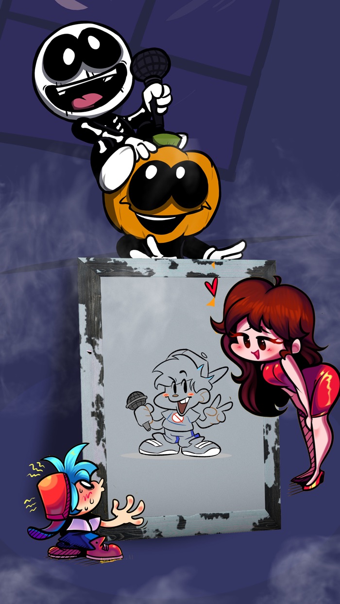 Coloring FN Boyfriend