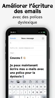 orthophonie: police de lecture iPhone Captures Décran 2