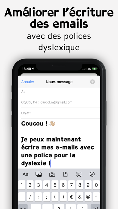 Screenshot #2 pour Dyslexie police aide lecture