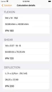beam calculator - steel & wood iphone screenshot 4