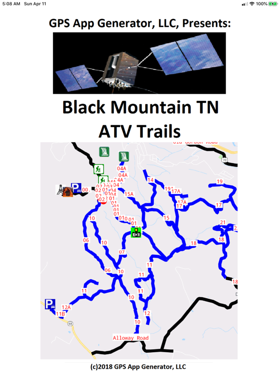 Screenshot #4 pour Black Mountain TN ATV Trails