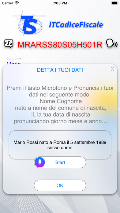 IT Codice Fiscale Screenshot