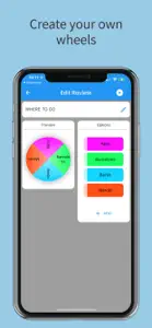 Spin wheel - Decision roulette screenshot #3 for iPhone