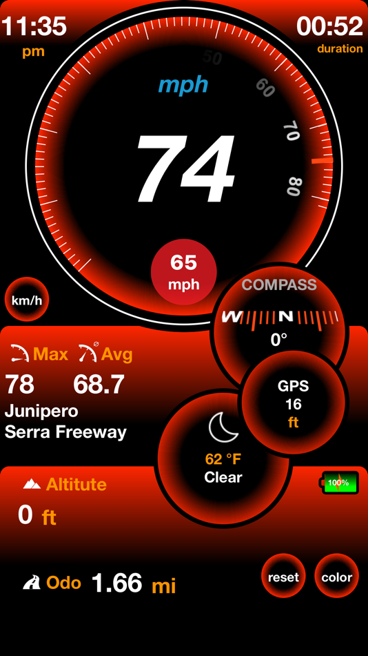 #2. Speedometer ⋙ (iOS) 由: UniCom Technology