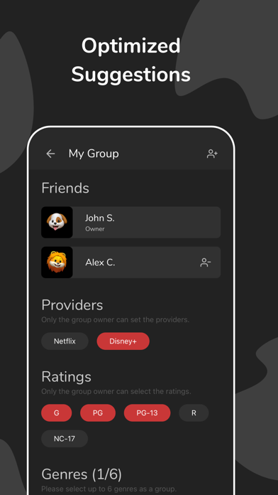 Movies + Friends Screenshot