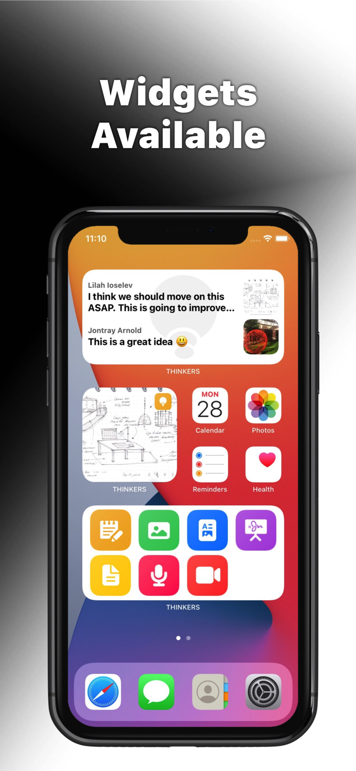 THINKERS App - Notes and Ideas