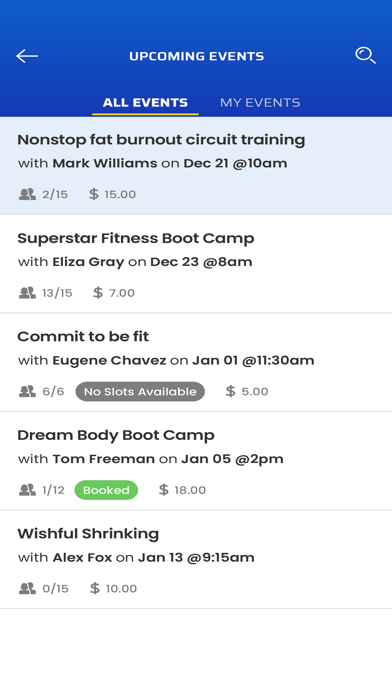 Screenshot #2 pour Sapphire Fitness