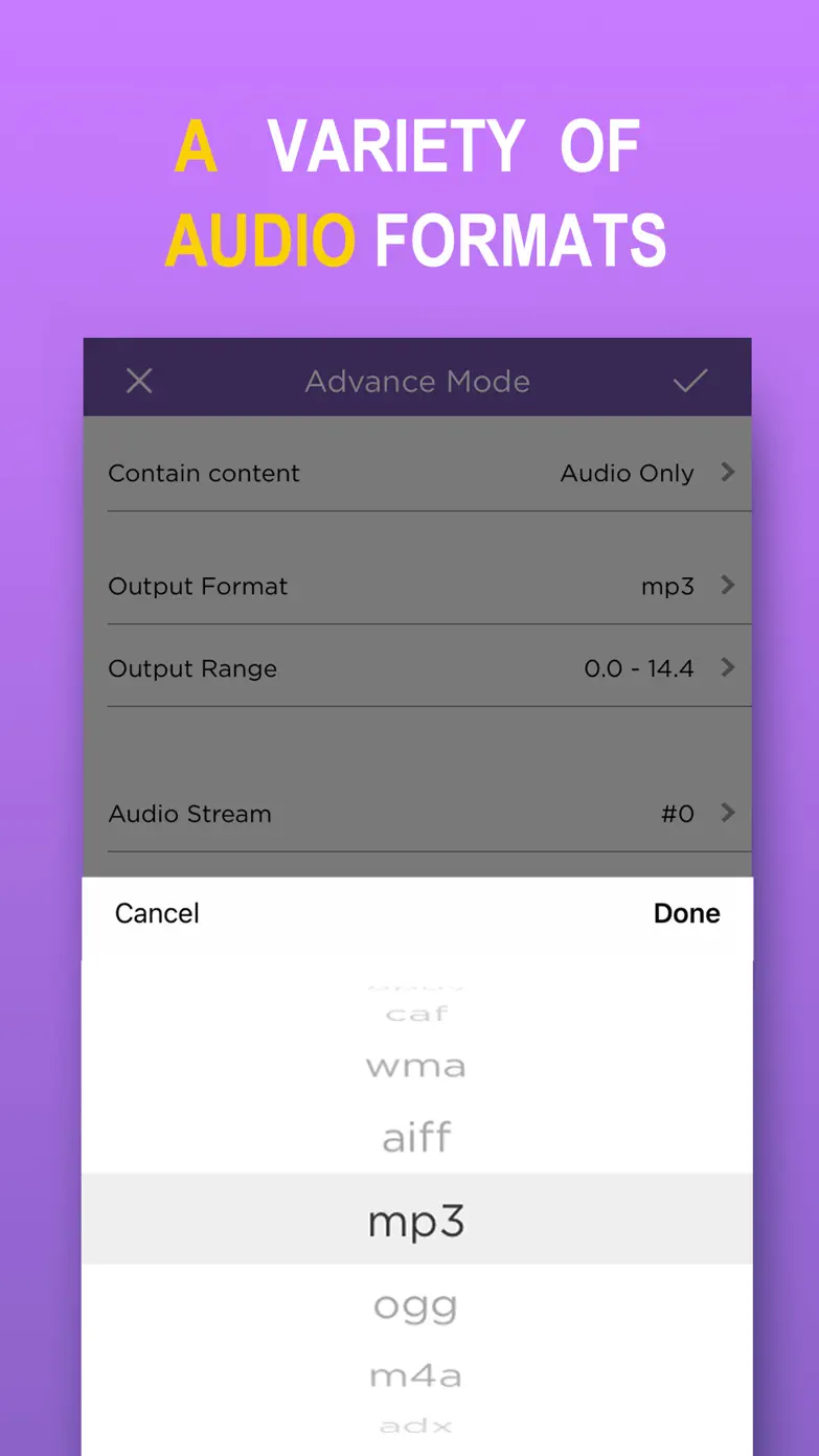 MP3抽出 - 動画を音楽 音声ファイルに変換する App Store screenshot 1