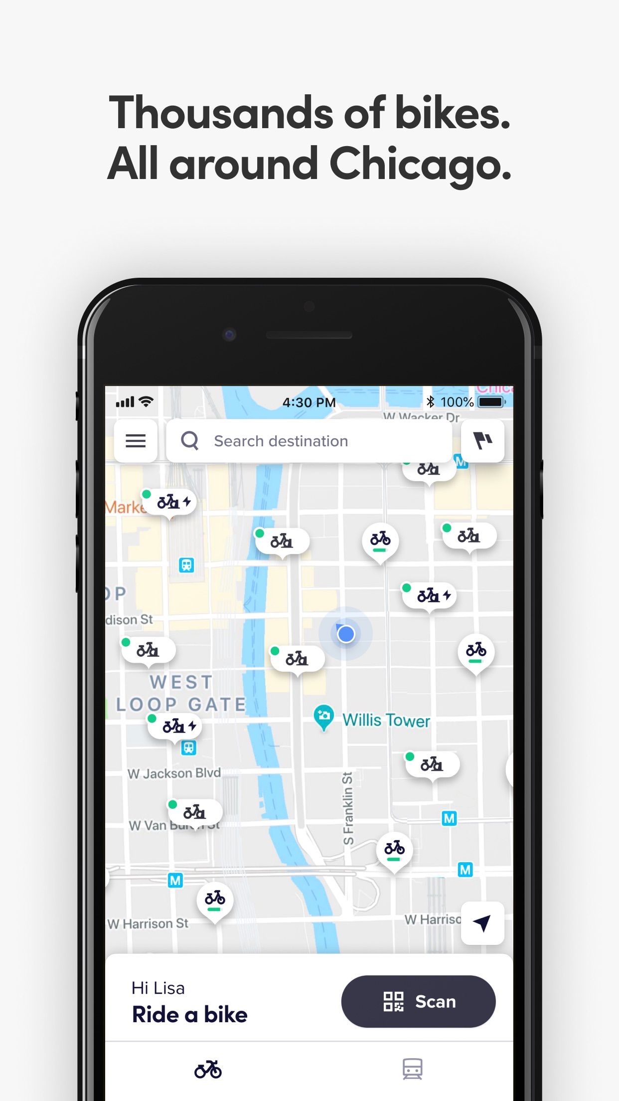 Divvy Bikes screenshot 2