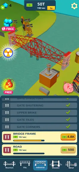 Game screenshot Idle Bridge Design apk