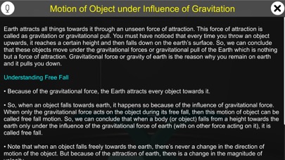 Screenshot #1 pour Motion Under Gravity