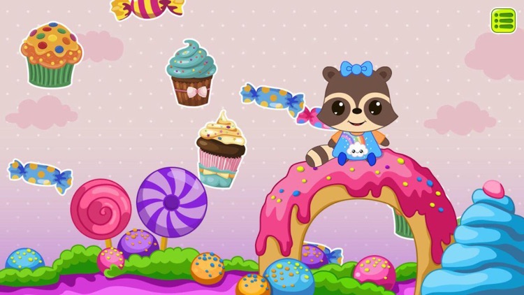 Candy Raccoon Balloons Lite screenshot-4