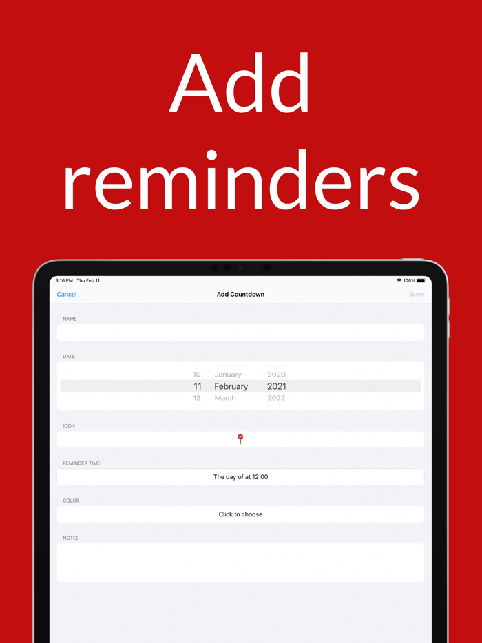 Countdown Day  event counter