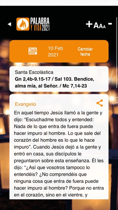 Palabra y Vida 2025 Screenshot