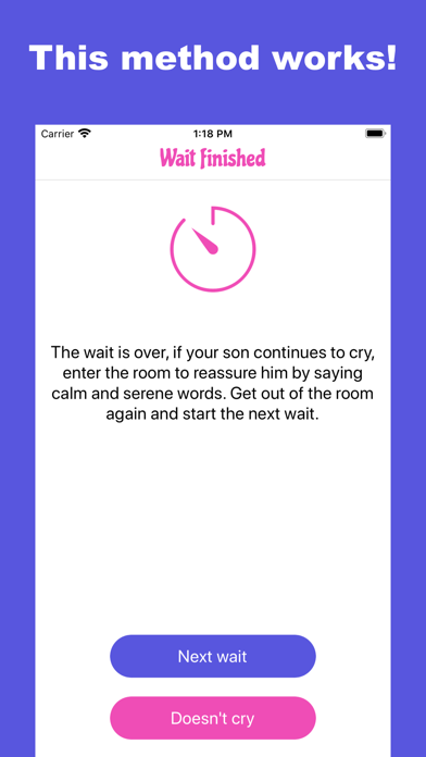 Method sleep baby - Timer Screenshot